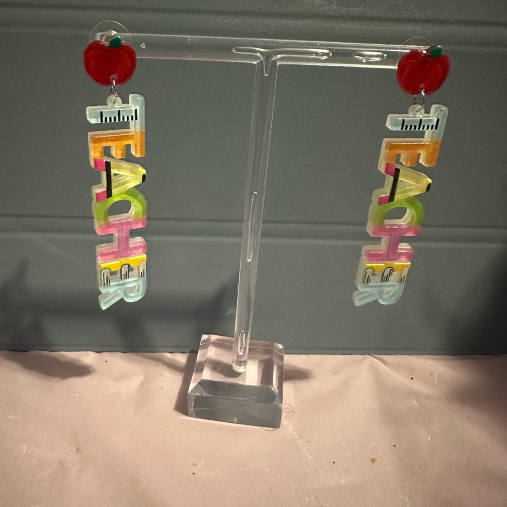Teacher earrings